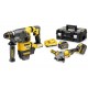 KIT XR FLEXVOLT Amoladora + Martillo DeWALT + Baterías + Maletín