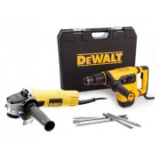 KIT Martillo Combinado 1050W + Amoladora 115,, + Punteros DeWALT