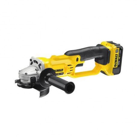MiniAmoladora XR 18V 125mm +2Baterías 4Ah DeWALT