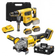 KIT XR FLEXVOLT Martillo SDSMax + Amoladora 54V+ 2Baterías DeWALT