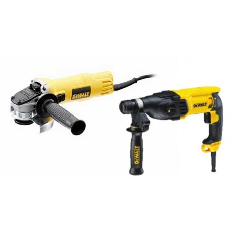 KIT Martillo Ligero Combi 800W + Amoladora DeWALT