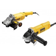 KIT Amoladoras 230mm 2.200W + Miniamoladora 125mm 900W DeWALT