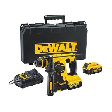 Martillo Electroneumático 18V 2,1J + Baterías 4ah + Maletín DeWALT