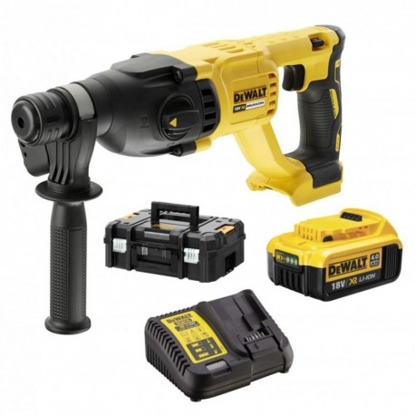 Martillo Electroneumático sin escobillas XR 18V + Batería 4Ah + Maletín DeWALT