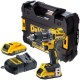 Taladro Atornillador sin escobillas XR 18V 13mm 70Nm + Baterías2Ah + Maletín DeWALT