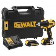 Taladro Atornillador sin escobillas 18V + Baterías 1,5Ah DeWALT