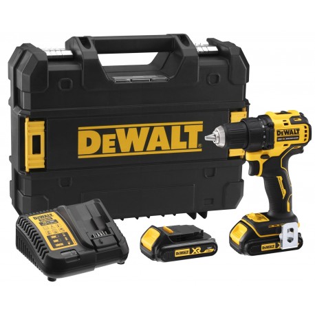 Taladro Atornillador sin escobillas 18V + Baterías 1,5Ah DeWALT