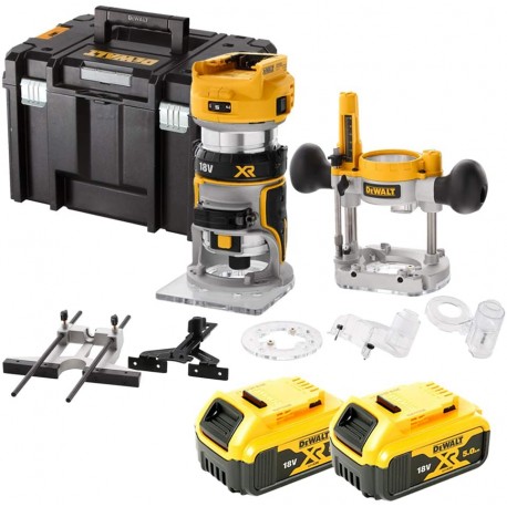 Fresadora Combo sin escobillas XR 18V LiIon DeWALT