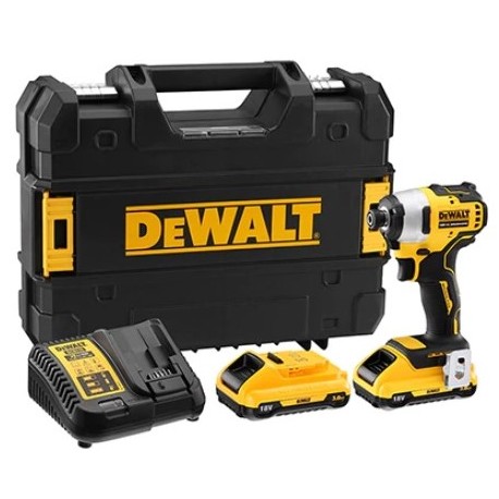 Atornillador de Impacto sin escobillas 18V con DeWALT