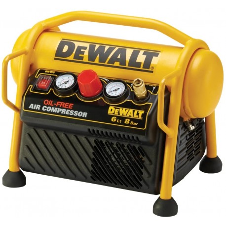 Compresor de 6L sin aceite y portátil DeWALT