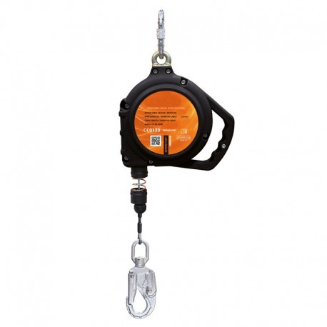 RETRÁCTIL BLOCK, retráctil vertical de cable giratorio 10 m