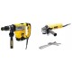 KIT Martillo Combinado 6kg 1350W + Amoladora 115mm + punterosDeWALT