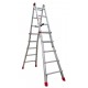 Escalera telescópica de aluminio multiusos súper profesional TELEST6