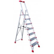 Escalera de tijera con peldaños cómodos EN947