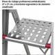 Escalera profesional con peldaños cómodos DOMUS12