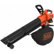 Soplador- aspirador- triturador con una batería de 36V 2,5Ah Black+Decker