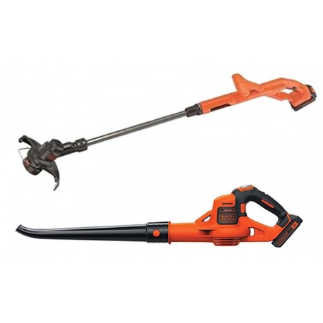 Cortabordes con una batería de 18V 1,5Ah Black+Decker