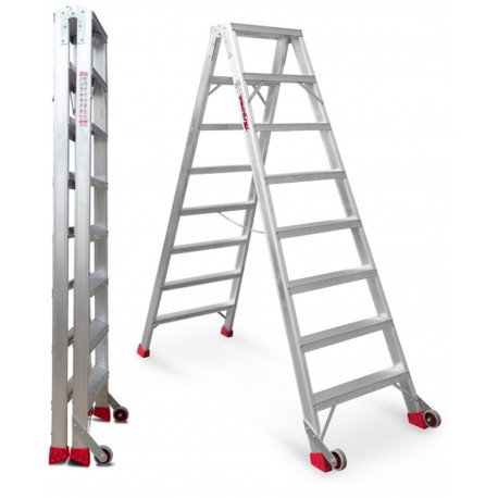 Escalera de tijera de doble subida NDS11 11+11 Peldaños