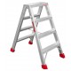 Taburete de doble subida TPAS4 4+4 Peldaños