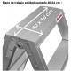 Taburete de doble subida TPAS4 4+4 Peldaños