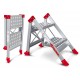 Taburete de alta seguridad en aluminio SGP2 2 Peldaños