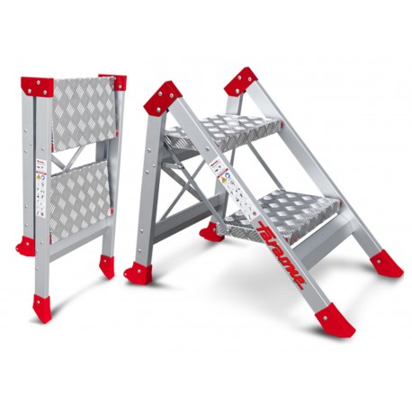 Taburete de alta seguridad en aluminio SGP2 2 Peldaños