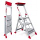 Taburete de alta seguridad en aluminio SGP3 3 Peldaños