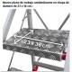 Taburete de alta seguridad en aluminio SGP3 3 Peldaños