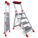 Taburete de alta seguridad en aluminio SGP4 4 Peldaños