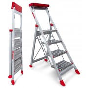 Taburete de alta seguridad en aluminio SGP4 4 Peldaños