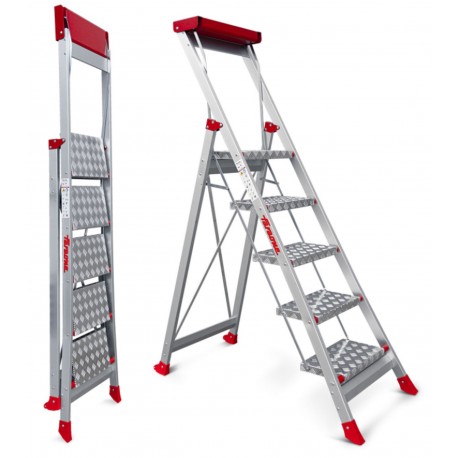 Taburete de alta seguridad en aluminio SGP5 5 Peldaños