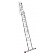 Escalera de aluminio extensible con cuerda EN2014 14+14 Peldaños