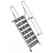 Escalera para entreplantas y altillos | Tramex | Inclinación 45º SG-T-09 9 Peldaños