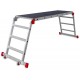 Plataforma de trabajo plegable para uso profesional PLA3 3 Peldaño