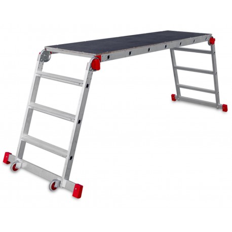 Plataforma de trabajo plegable para uso profesional PLA3 3 Peldaño