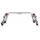 Plataforma de trabajo plegable y regulable en altura PLAT-T 1+2 Peldaños