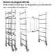 Andamio de aluminio con ruedas y plataforma de 140x60 cm. PACK-160- 1 -2 y 4