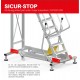Escalera con plataforma y cuatro ruedas | TRAMEX SY-T08 8 Peldaños