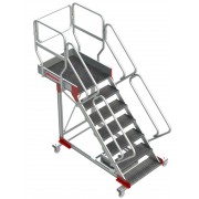 Escalera con voladizo. Tramex| Inclinación de 45º SB-T-06 6 Peldaños