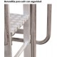 Escalera vertical de seguridad sin jaula de protección SVS0-124