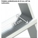 Escalera de aluminio fija para entreplantas y altillos | Inclinación 60º 8 Peldaños SG60-08