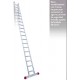 Escalera de apoyo con peldaños anchos EN1119 19 Peldaños