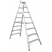 Escalera agrícola de doble subida 8+8 Peldaños T808