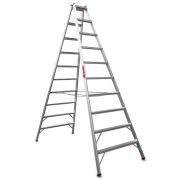 Escalera agrícola de doble subida 10+10 Peldaños T810