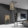 Escalera escamoteable para techo en acero galvanizado 60X80 Cm