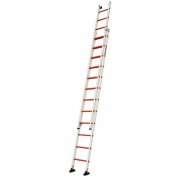 Escalera extensible de 2 tramos de fibra de vidrio 16+16 Peldaños