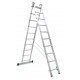 Escalera de bricolaje de 2 tramos ES-DOBLE10 10+10 Peldaños
