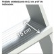 Escalera de aluminio fija para entreplantas y altillos | Inclinación 60º 4 Peldaños SG60-04