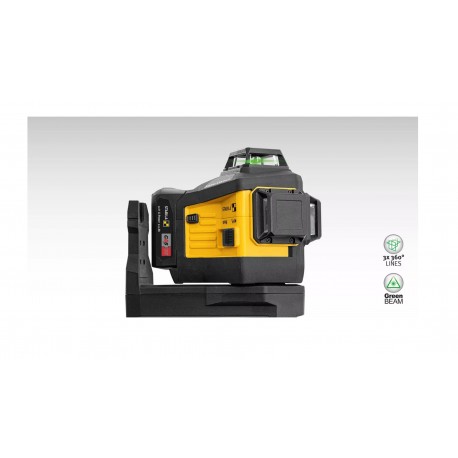 Láser multi-línea LAX 600 G, sistema de 12 V + 1 batería recargable