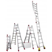 Escalera telescópica de aluminio multiusos súper profesional TELEST6